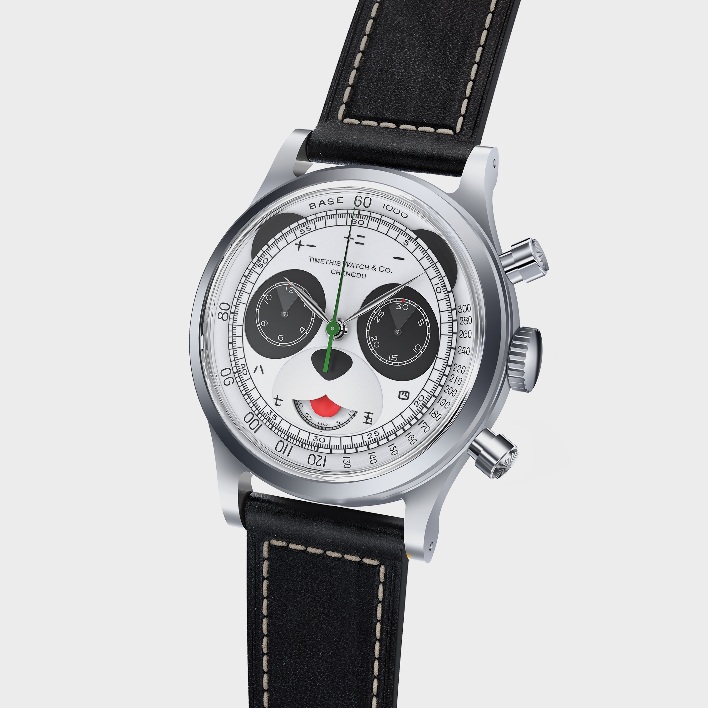 REF.2502SS1 Sichuan Panda Automatic Chronograph - TIMETHIS
