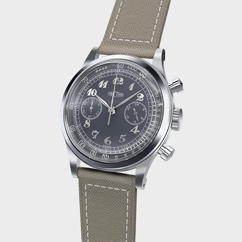 REF. 2201RS9 1940S VINTAGE STYLE CHRONOGRAPH (GRAY)