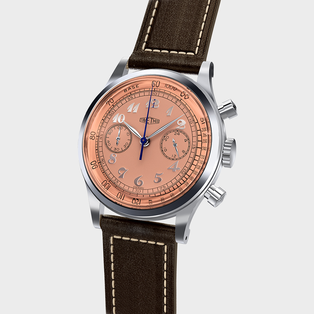 Ref. 2201RS5 1940S VINTAGE STYLE CHRONOGRAPH (SALMON)