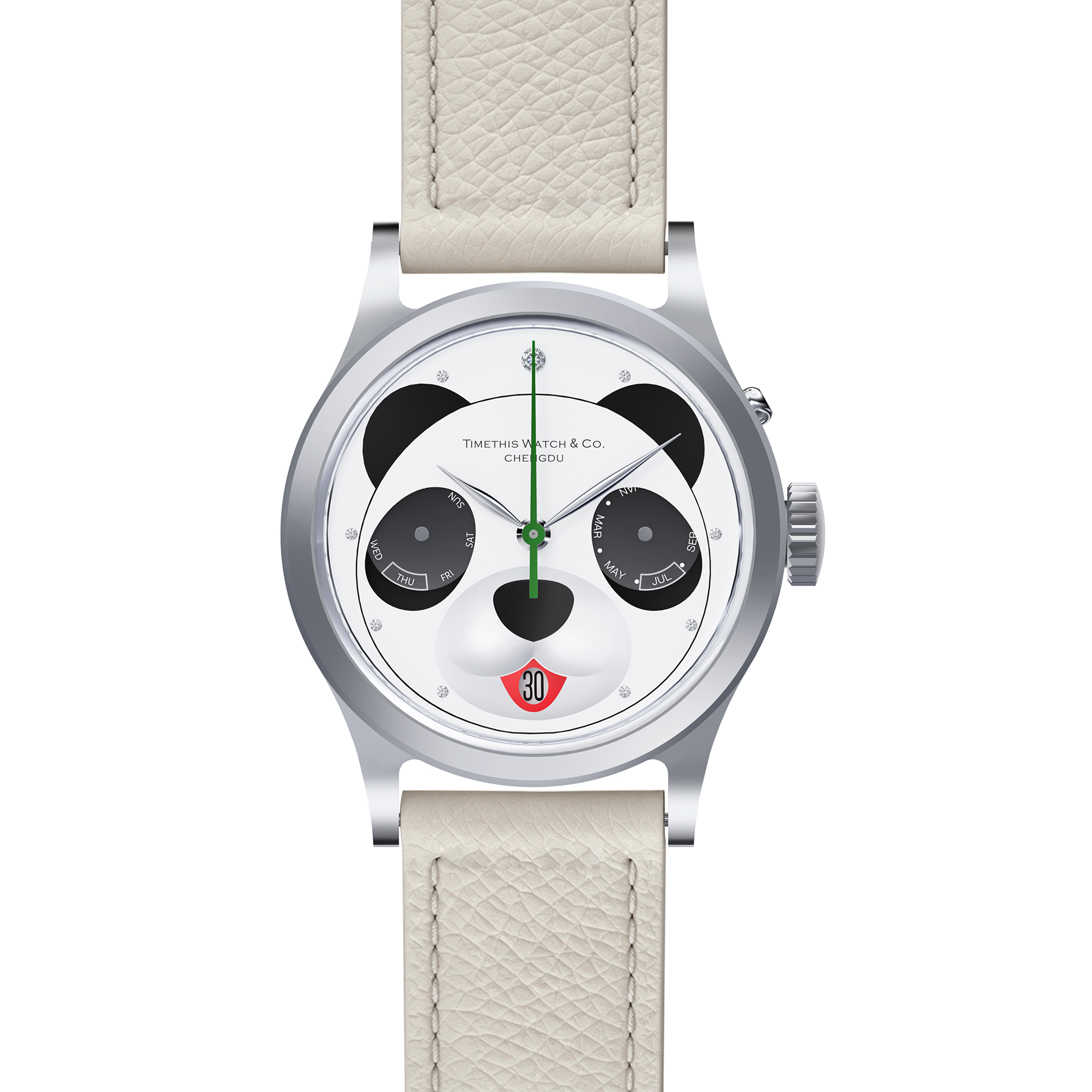 Ref. 2601SS1 Sichuan Panda Complete Calendar Automatic - TIMETHIS