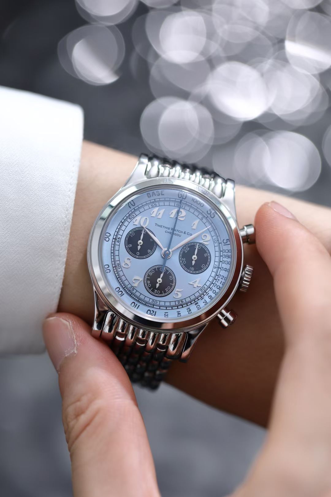REF.2401SS3 1960S VINTAGE STYLE AUTOMATIC CHRONOGRAPH