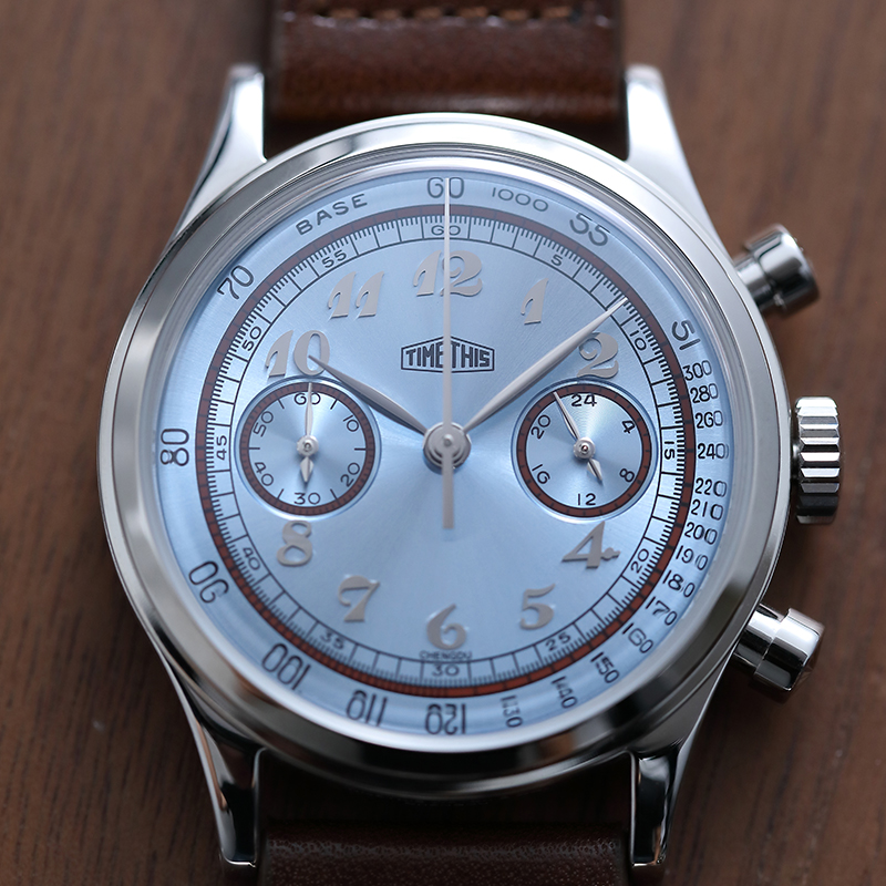 REF. 2201RS7 1940S VINTAGE STYLE CHRONOGRAPH (Glacier Blue)